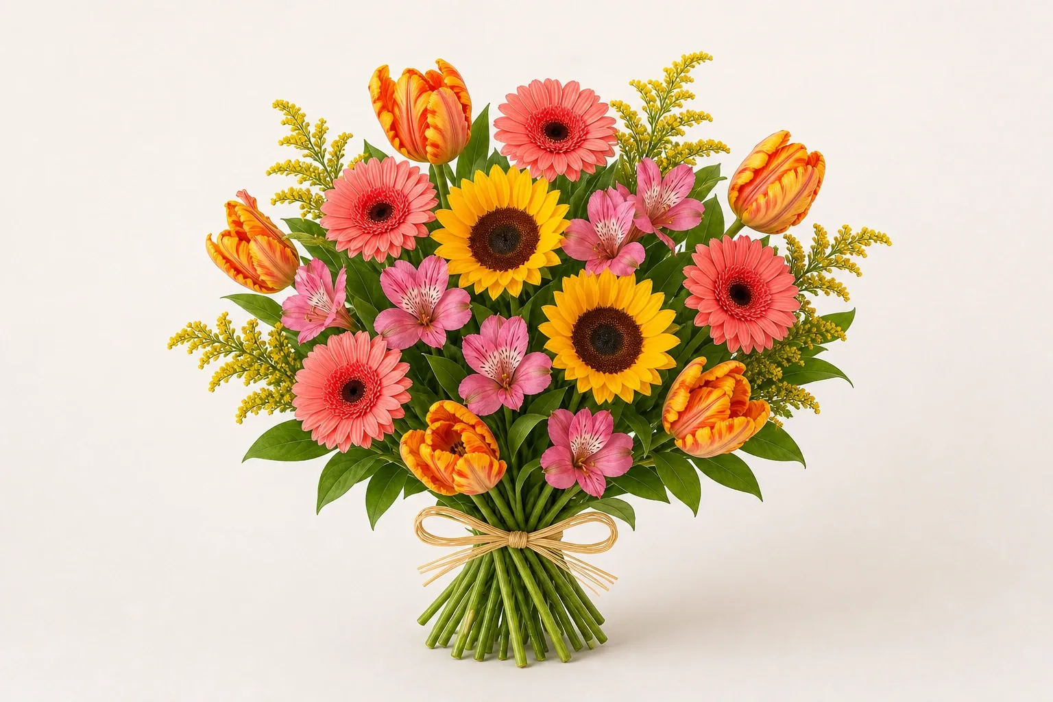 Energetic birthday bouquet